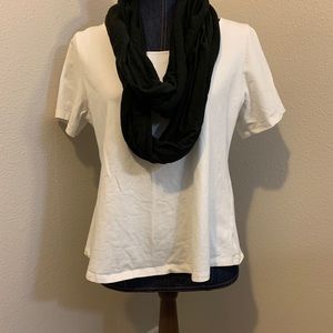 Black infinity scarf